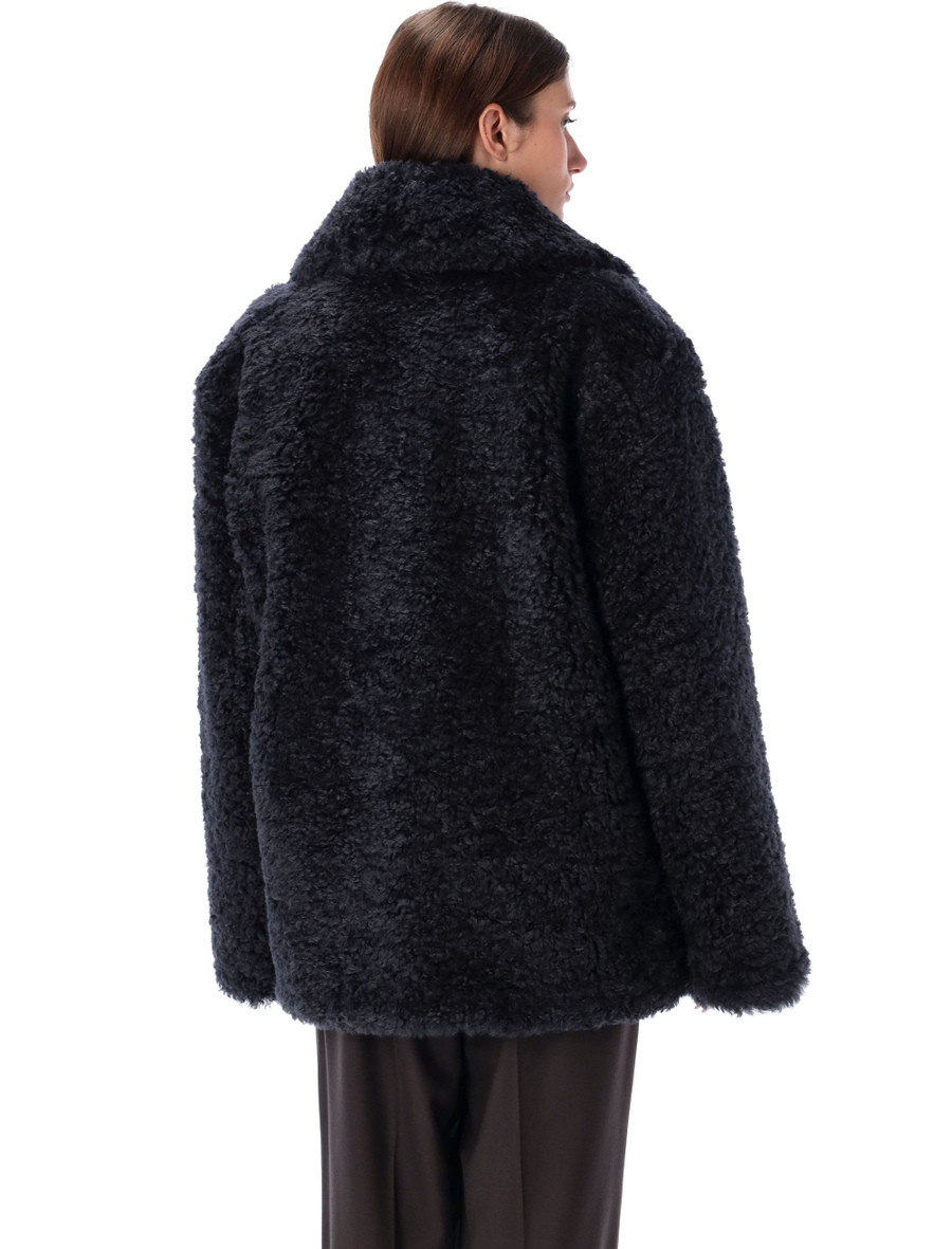 Eco fur short coat - Spazio Pritelli