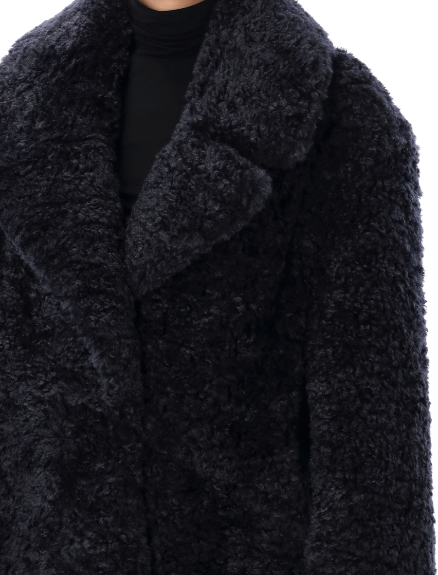 Eco fur short coat - Spazio Pritelli