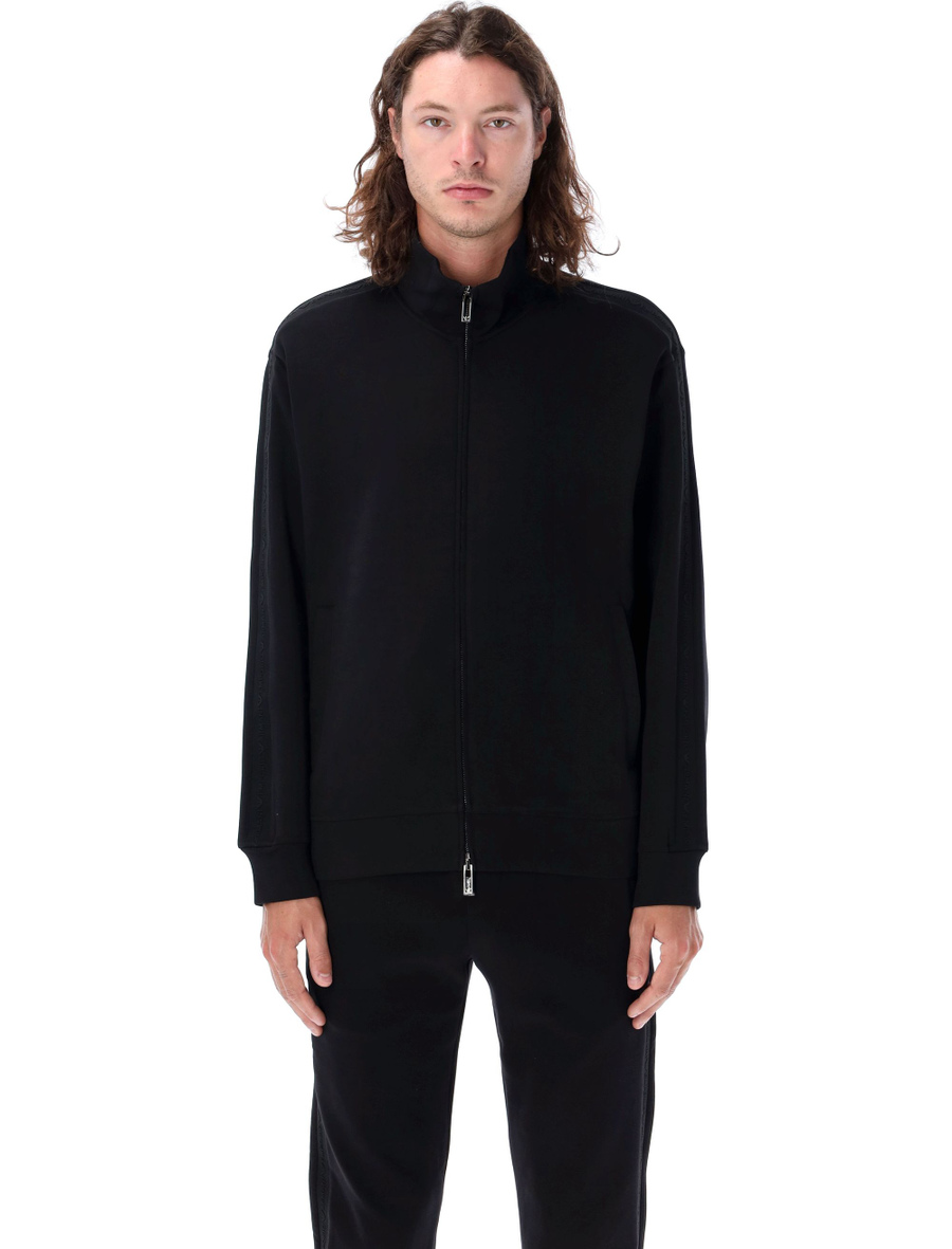 Zip-up track jacket, color NERO | Spazio Pritelli Official Zip-up track jacket, color NERO | Spazio Pritelli Official