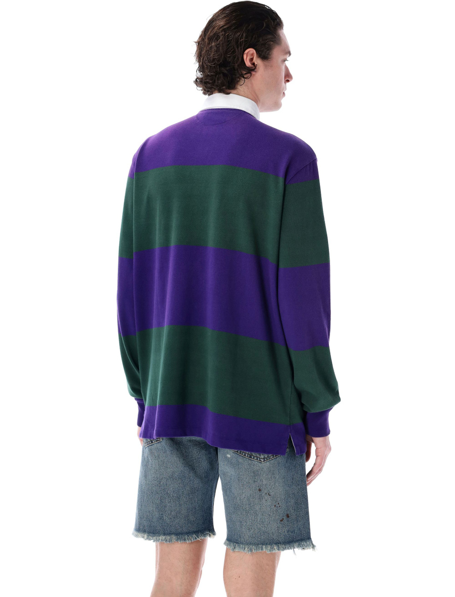 Classic fit striped rugby shirt - Spazio Pritelli