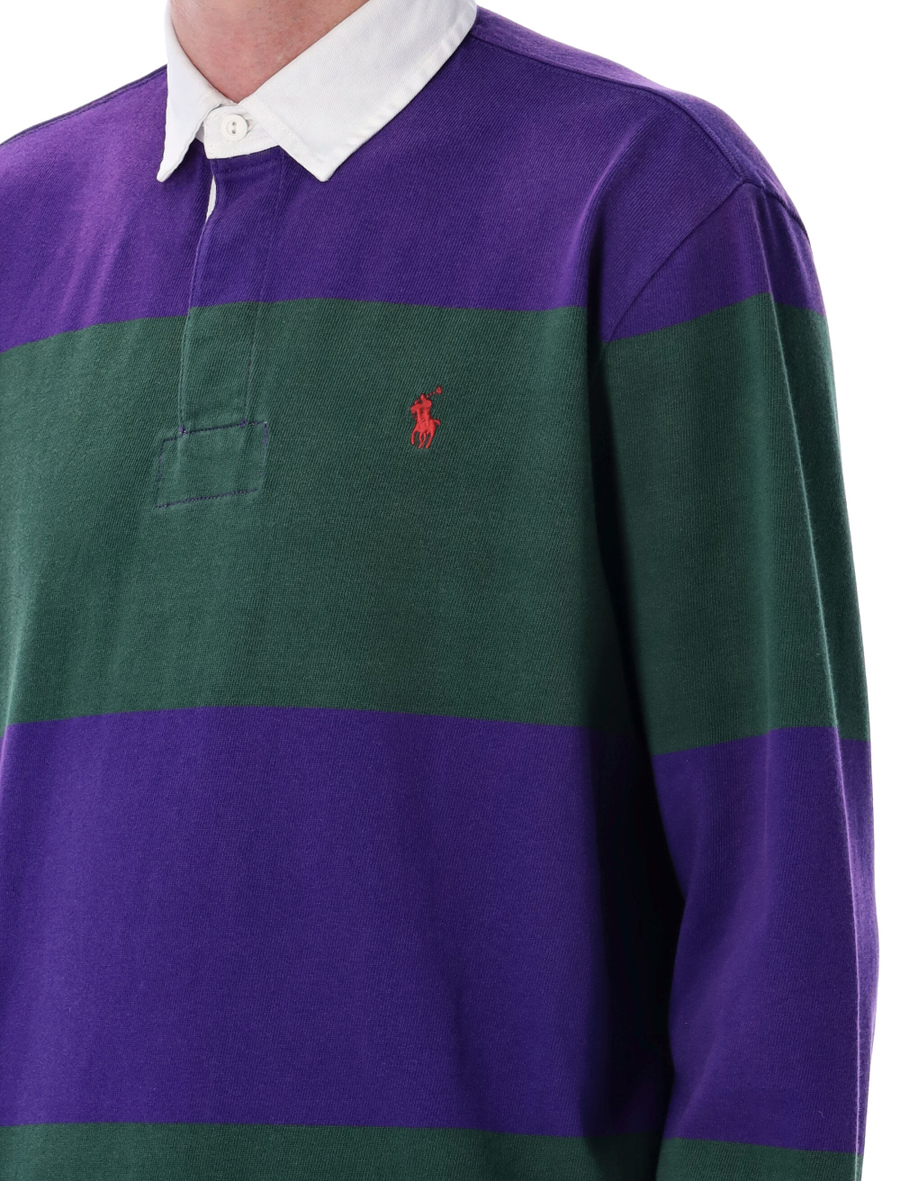 Classic fit striped rugby shirt - Spazio Pritelli