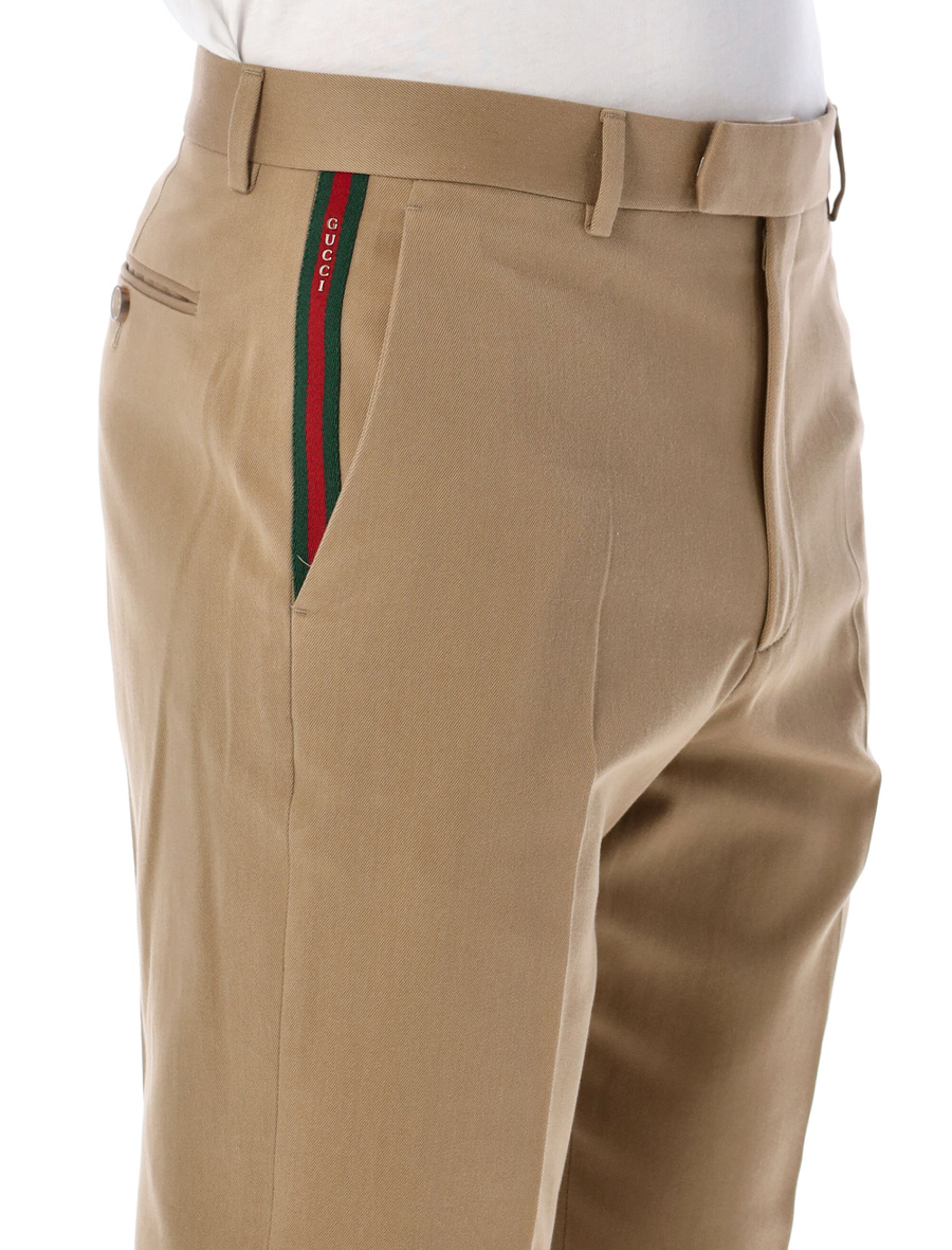 Raw cut chino pant - Spazio Pritelli