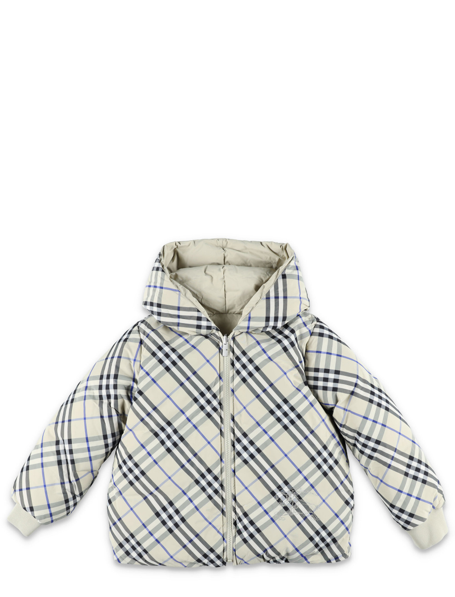 Kid - Reversible check downjacket - Spazio Pritelli