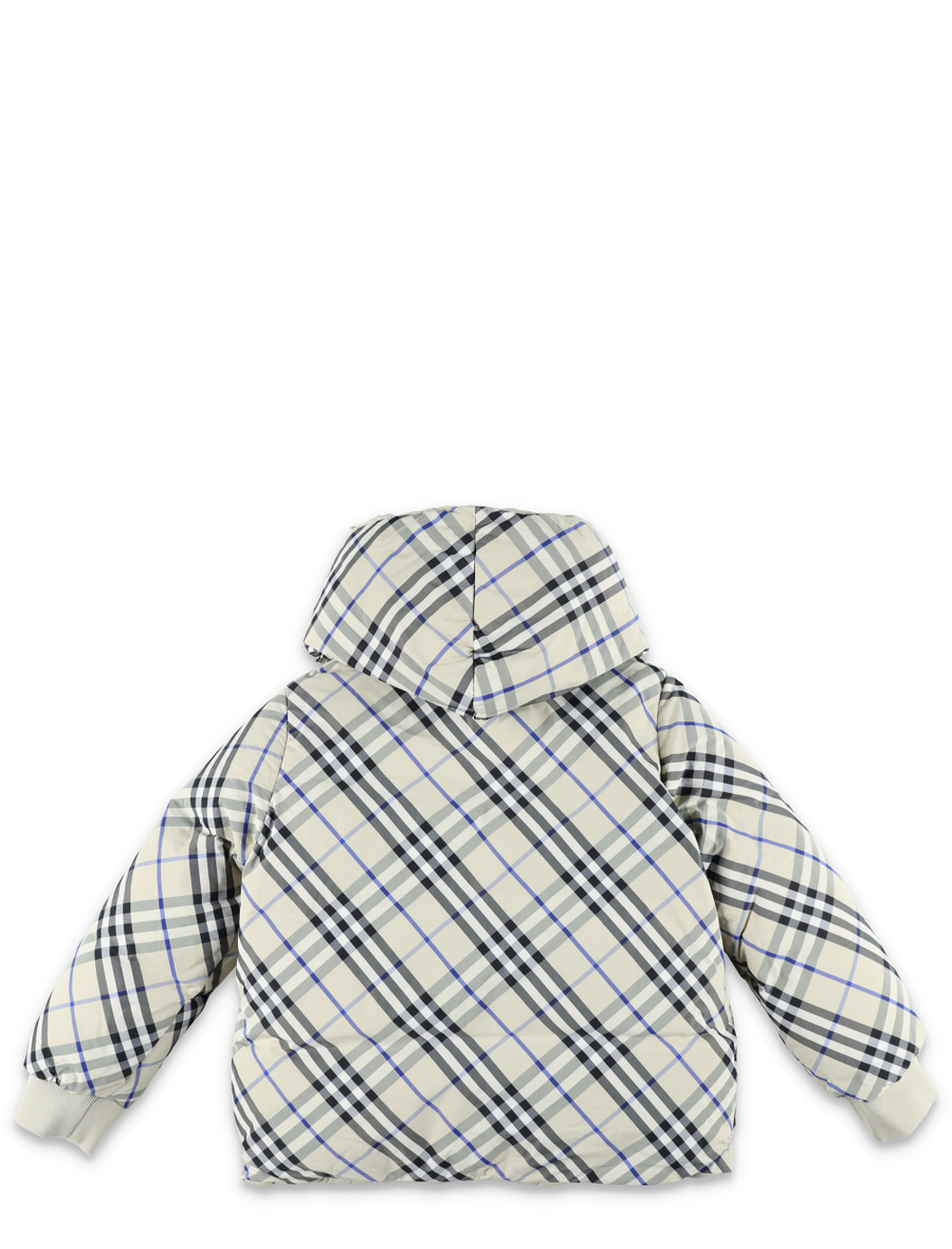 Kid - Reversible check downjacket - Spazio Pritelli