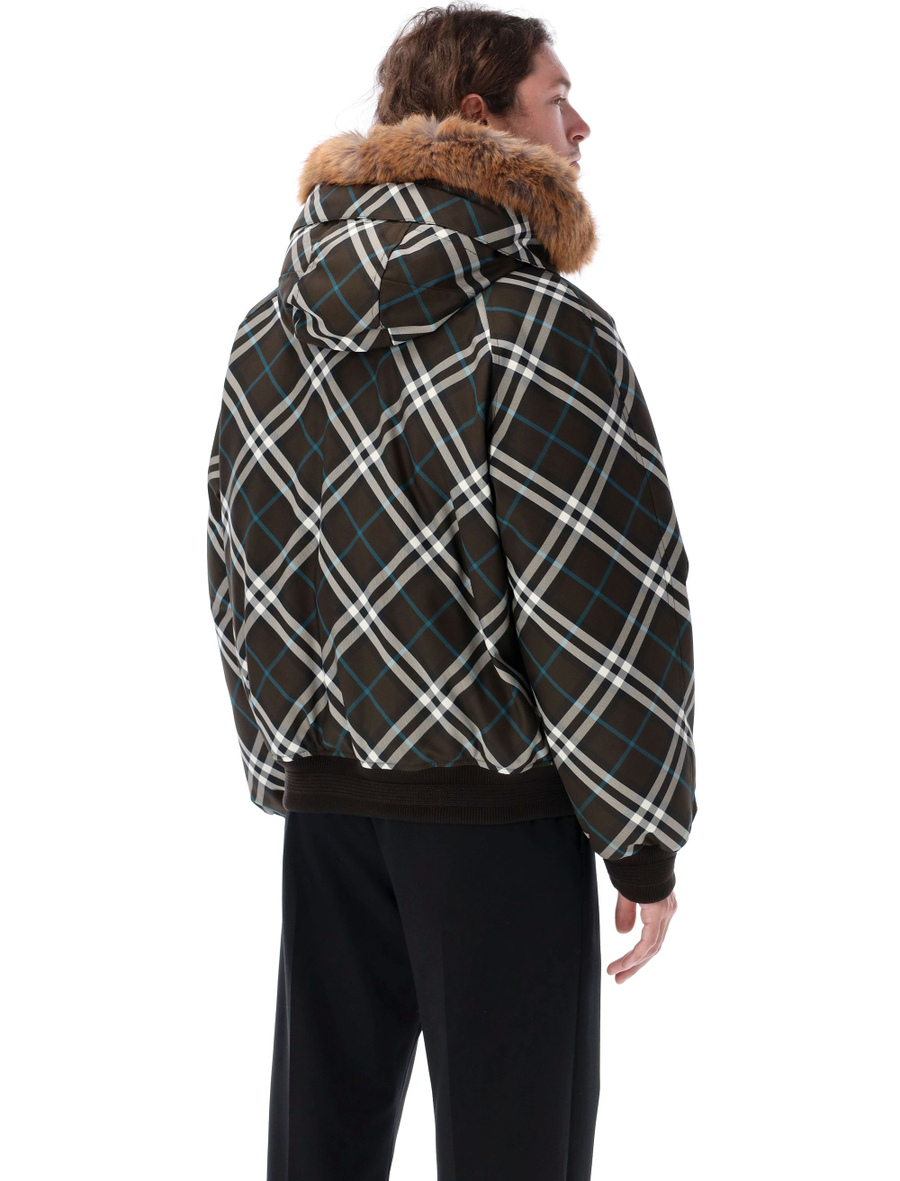 Check puffer jacket - Spazio Pritelli
