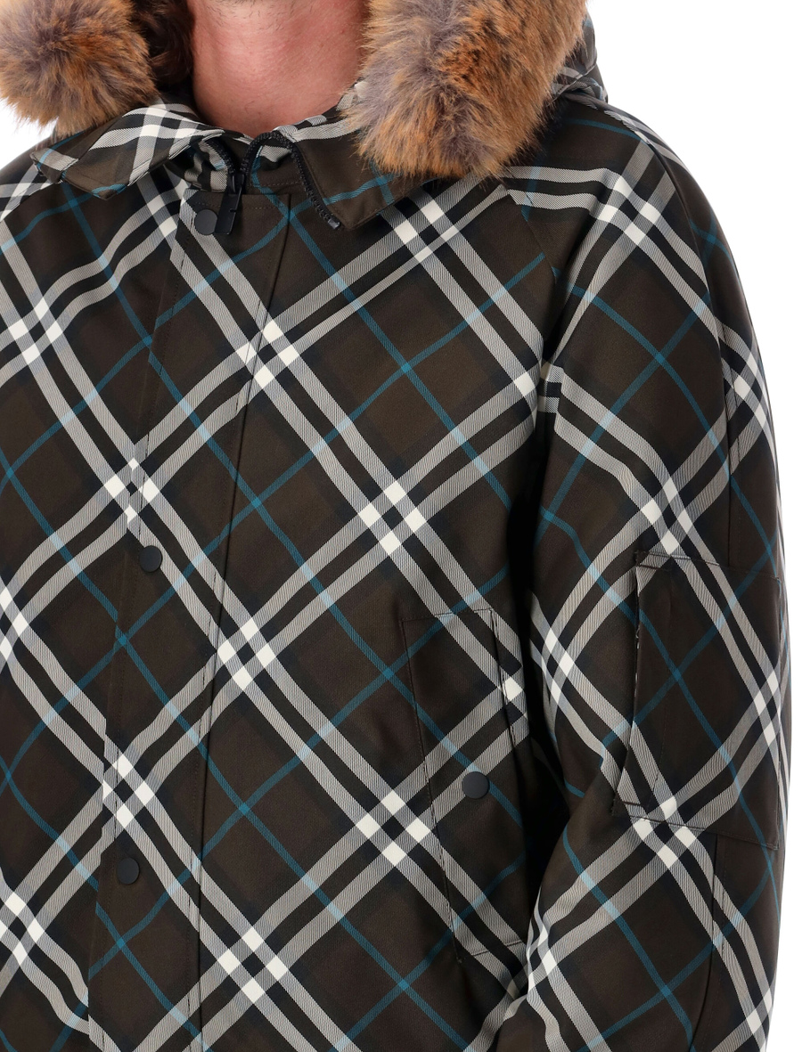 Check puffer jacket - Spazio Pritelli