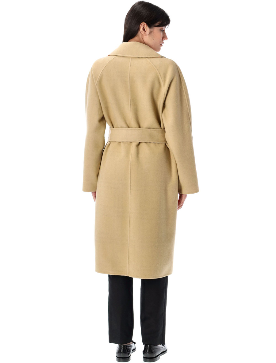 Reversible wool wrap coat - Spazio Pritelli