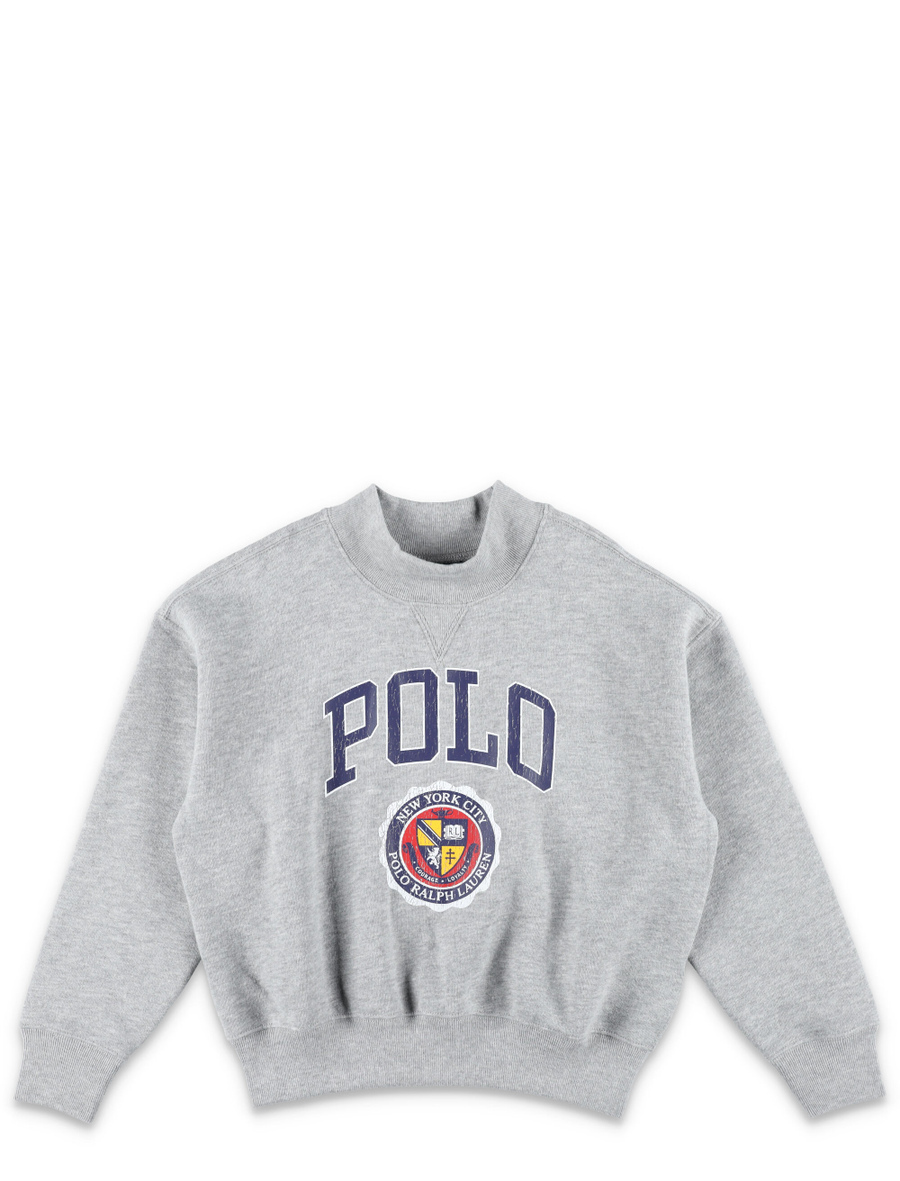 Kid - Logo cropped fleece - Spazio Pritelli