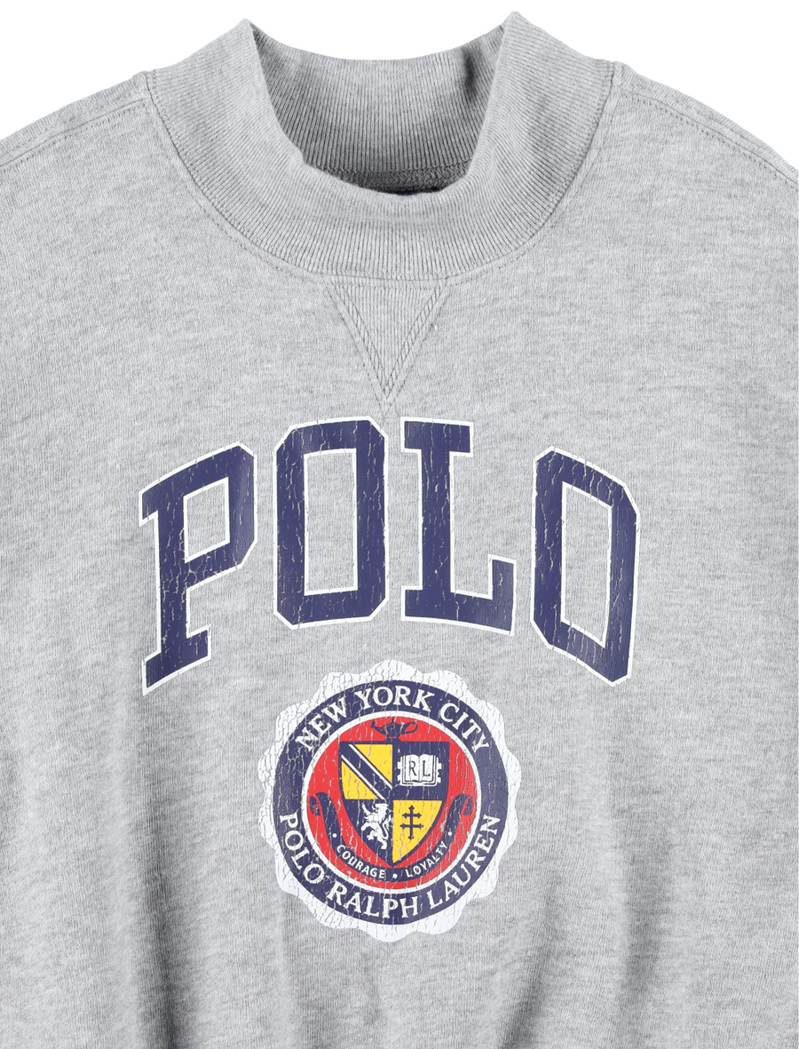 Kid - Logo cropped fleece - Spazio Pritelli