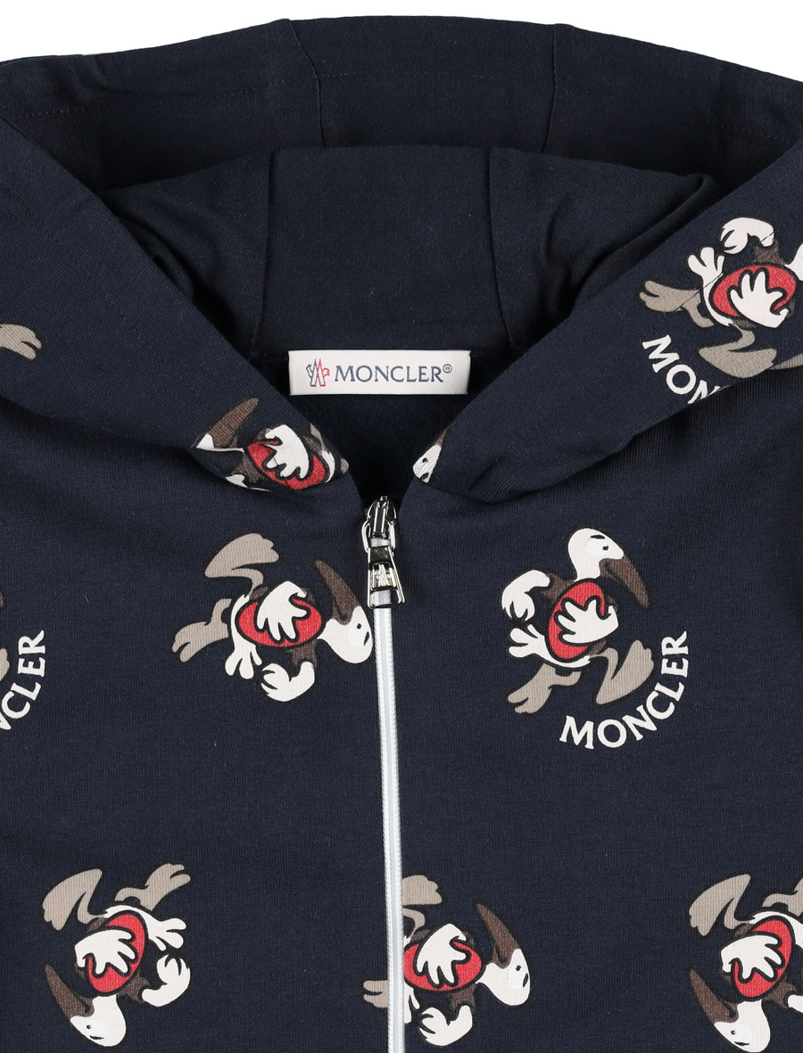Zip hoodie fleece - Spazio Pritelli