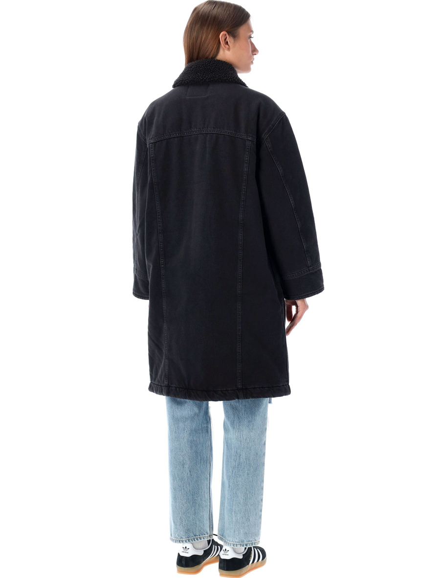 Padded trucker denim jacket - Spazio Pritelli