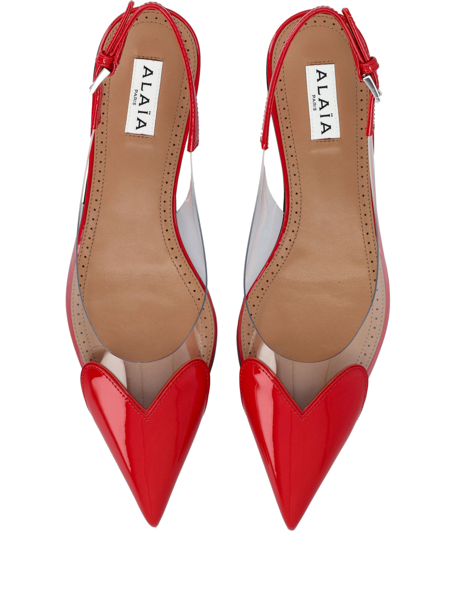 Flat sling back heart - Spazio Pritelli