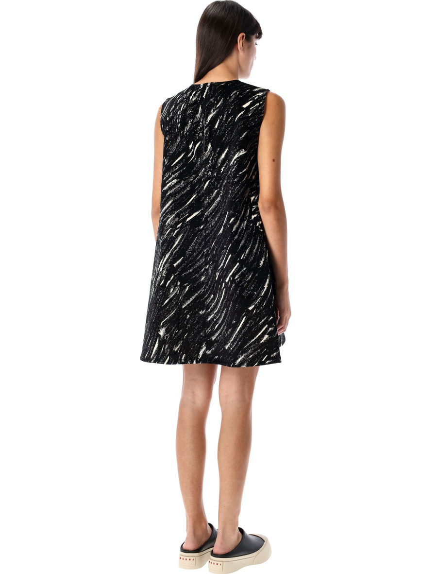 A-line velvet mini dress - Spazio Pritelli