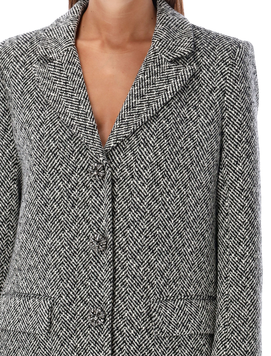 Herringbone blazer - Spazio Pritelli