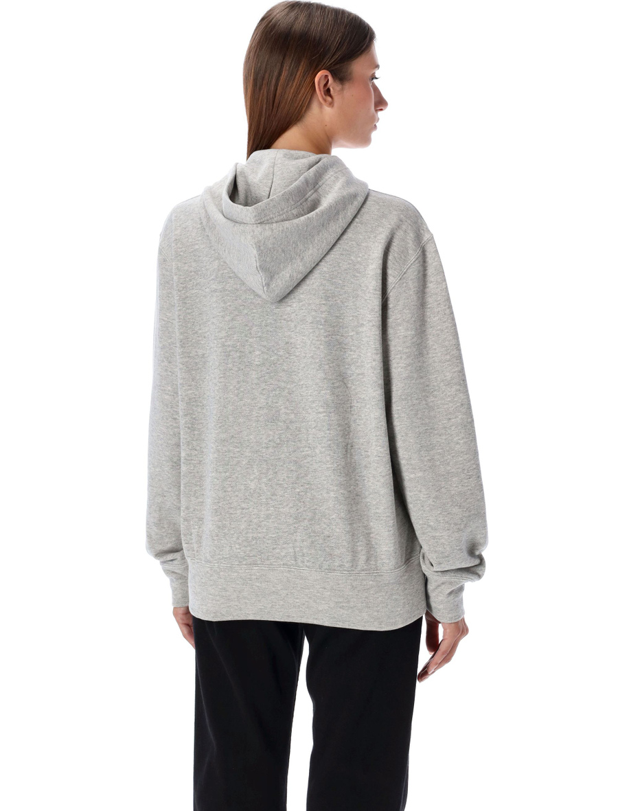 Red heart zipped hoodie - Spazio Pritelli