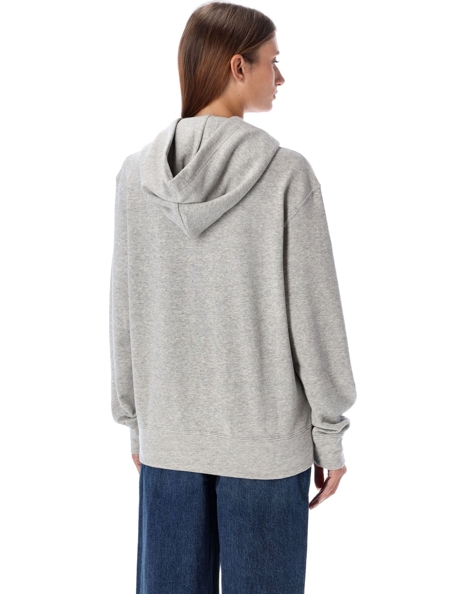 Red heart patch hoodie - Spazio Pritelli