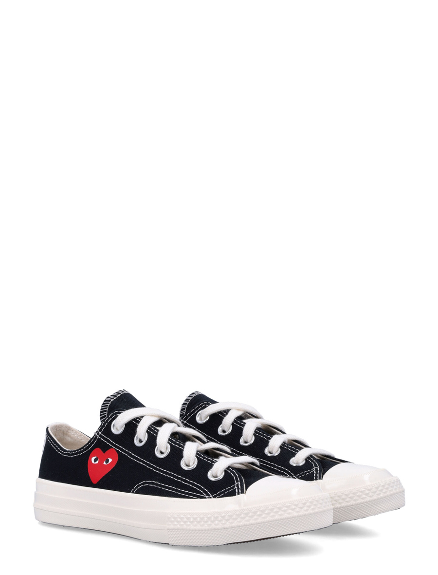 Converse small red heart sneakers - Spazio Pritelli