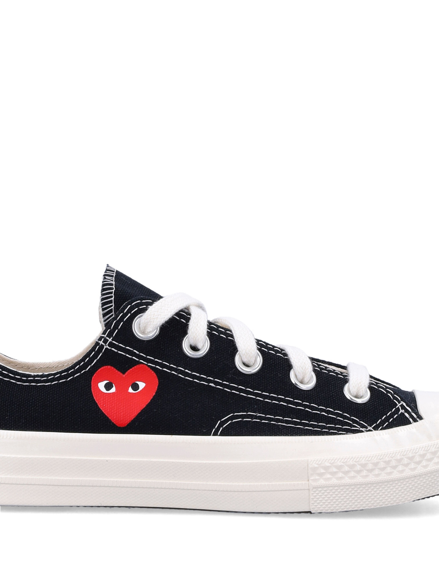 Converse small red heart sneakers - Spazio Pritelli