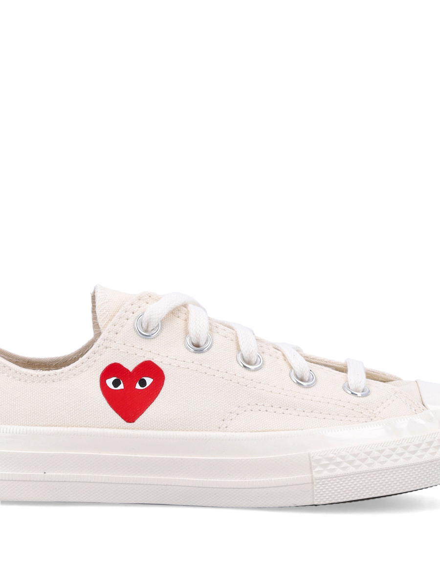 Converse small red heart sneakers - Spazio Pritelli