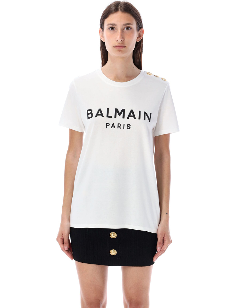 Flocked Paris t-shirt - Spazio Pritelli