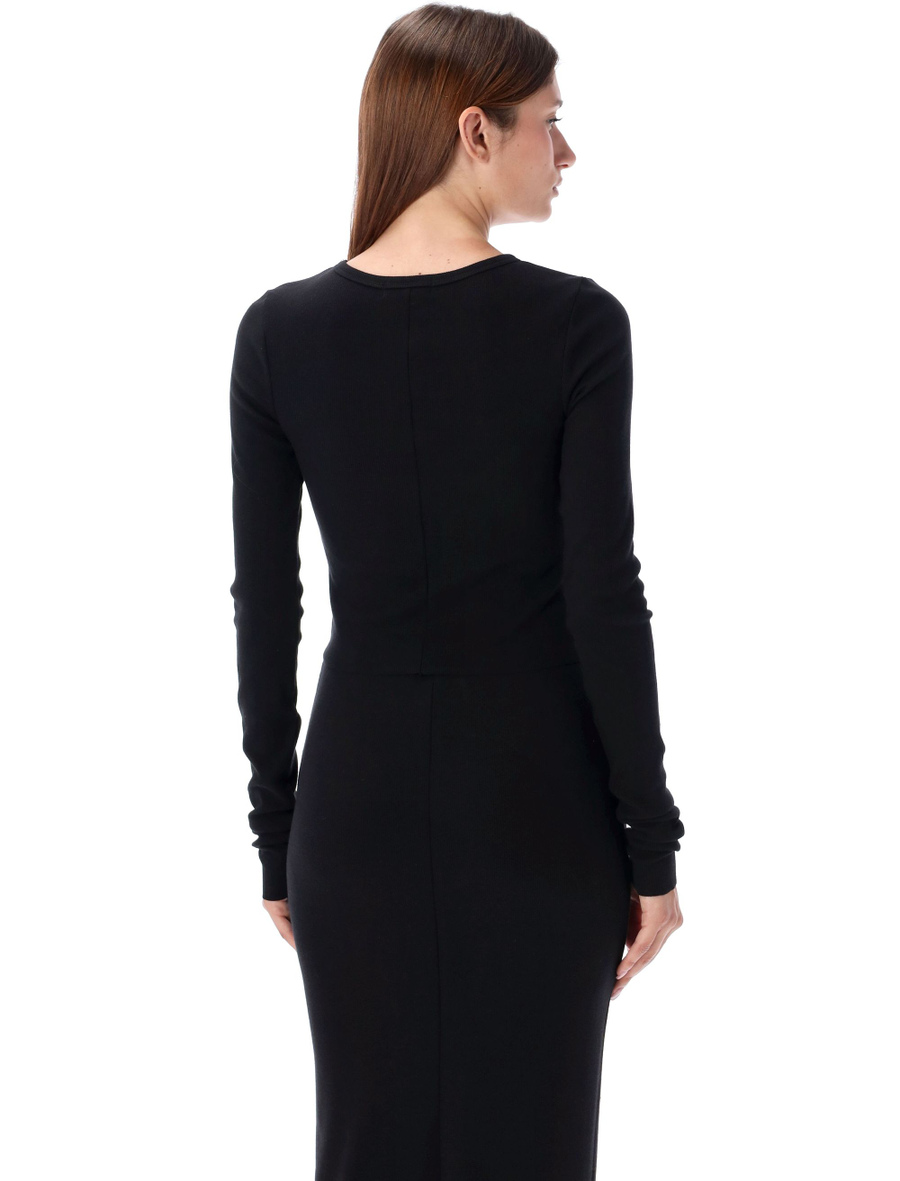 Cropped long sleeve top - Spazio Pritelli