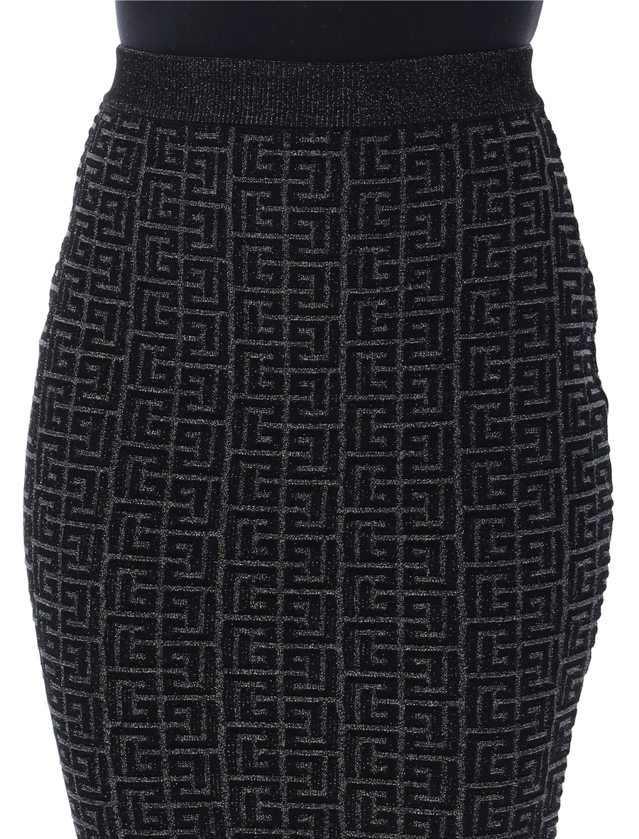 Monogram 3D mini skirt - Spazio Pritelli
