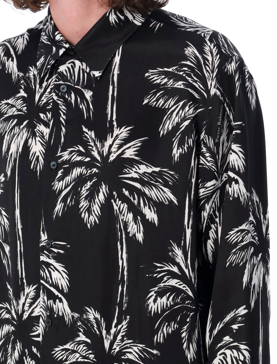 Palm print shirt - Spazio Pritelli