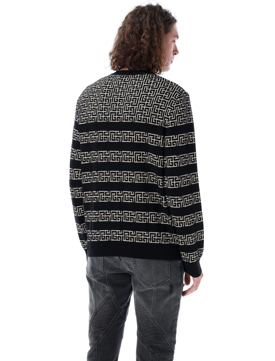 Monogram marinier sweater - Spazio Pritelli