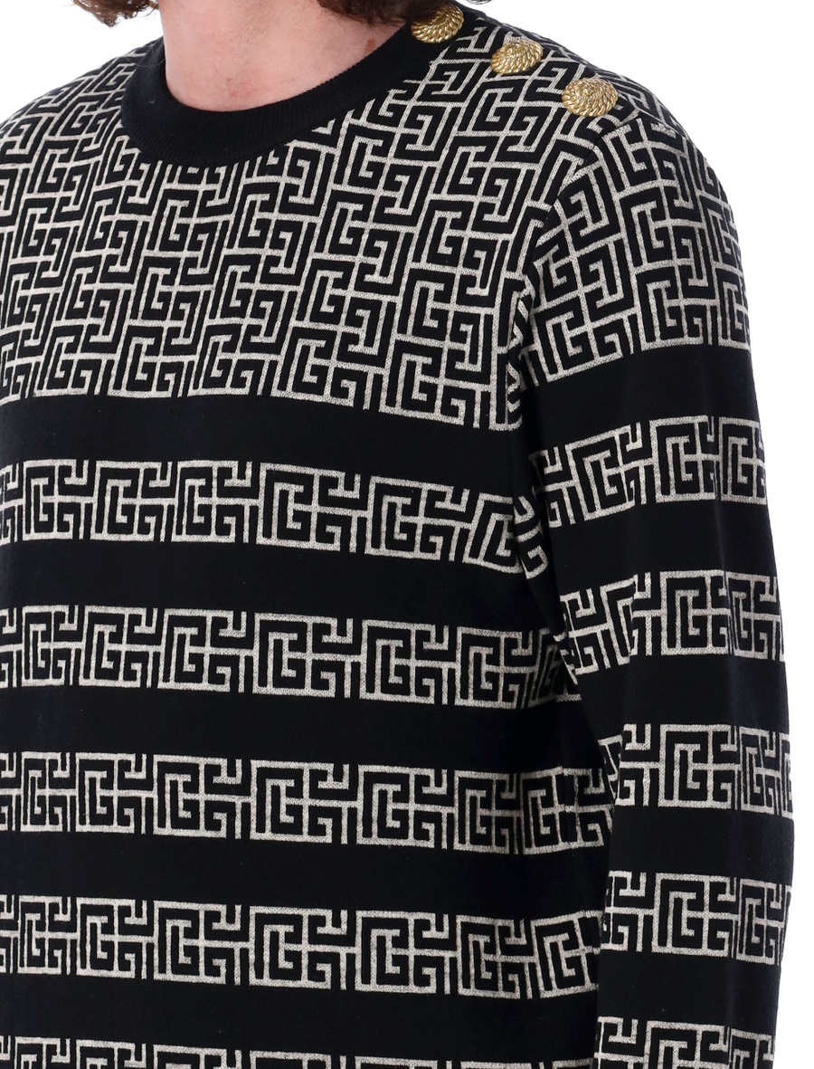 Monogram marinier sweater - Spazio Pritelli
