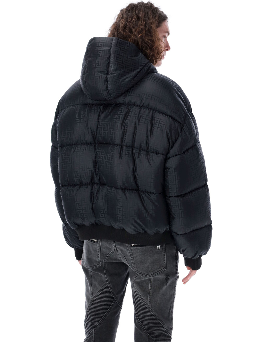 Monogram down jacket - Spazio Pritelli