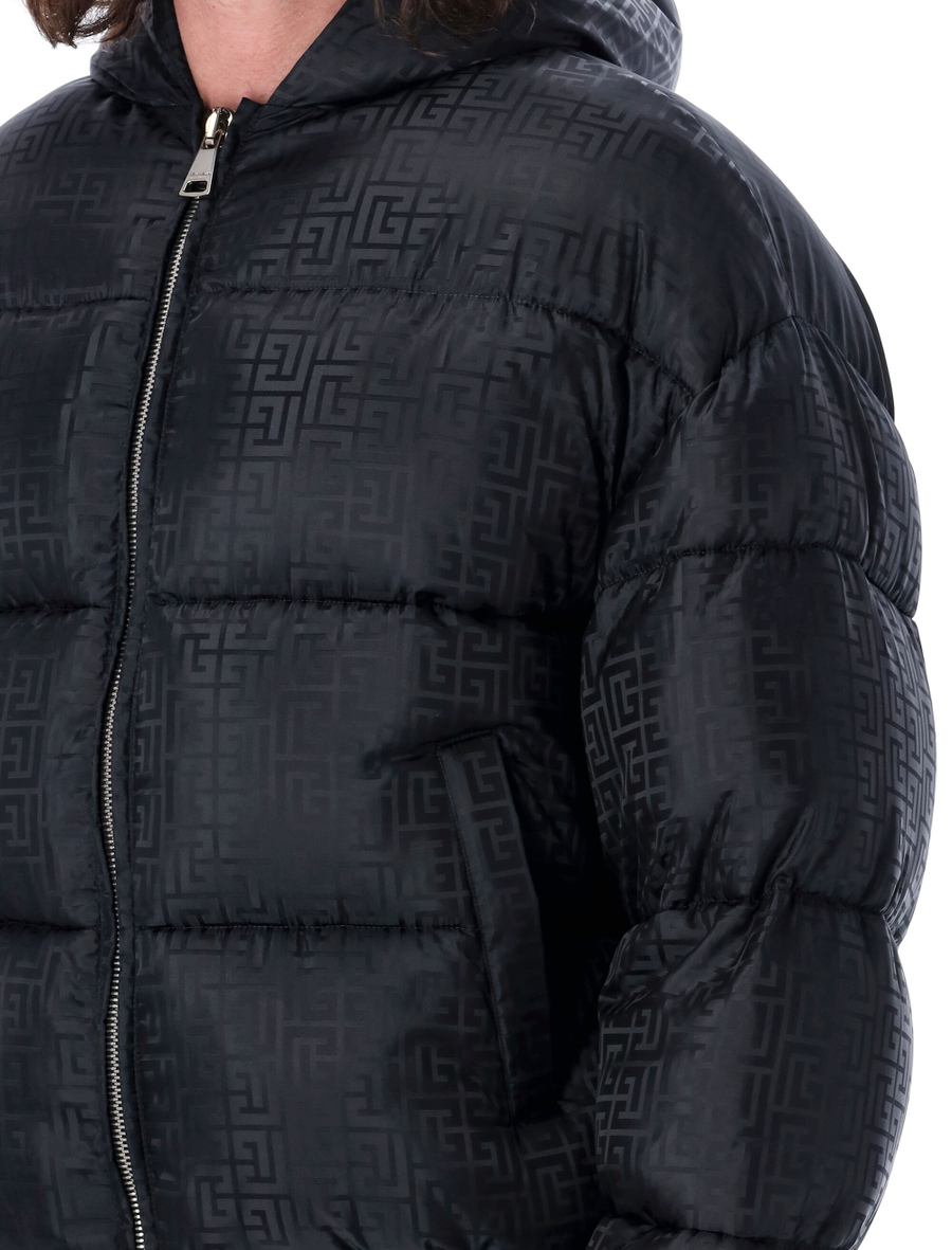 Monogram down jacket - Spazio Pritelli