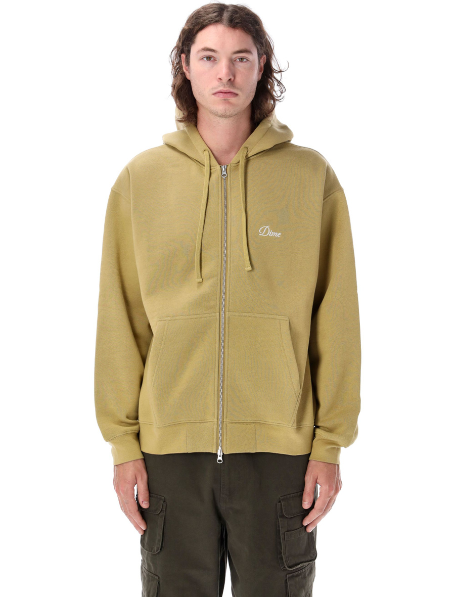 Cursive Zip hoodie - Spazio Pritelli