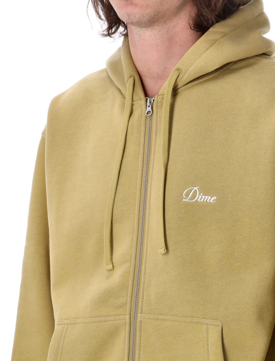 Cursive Zip hoodie - Spazio Pritelli