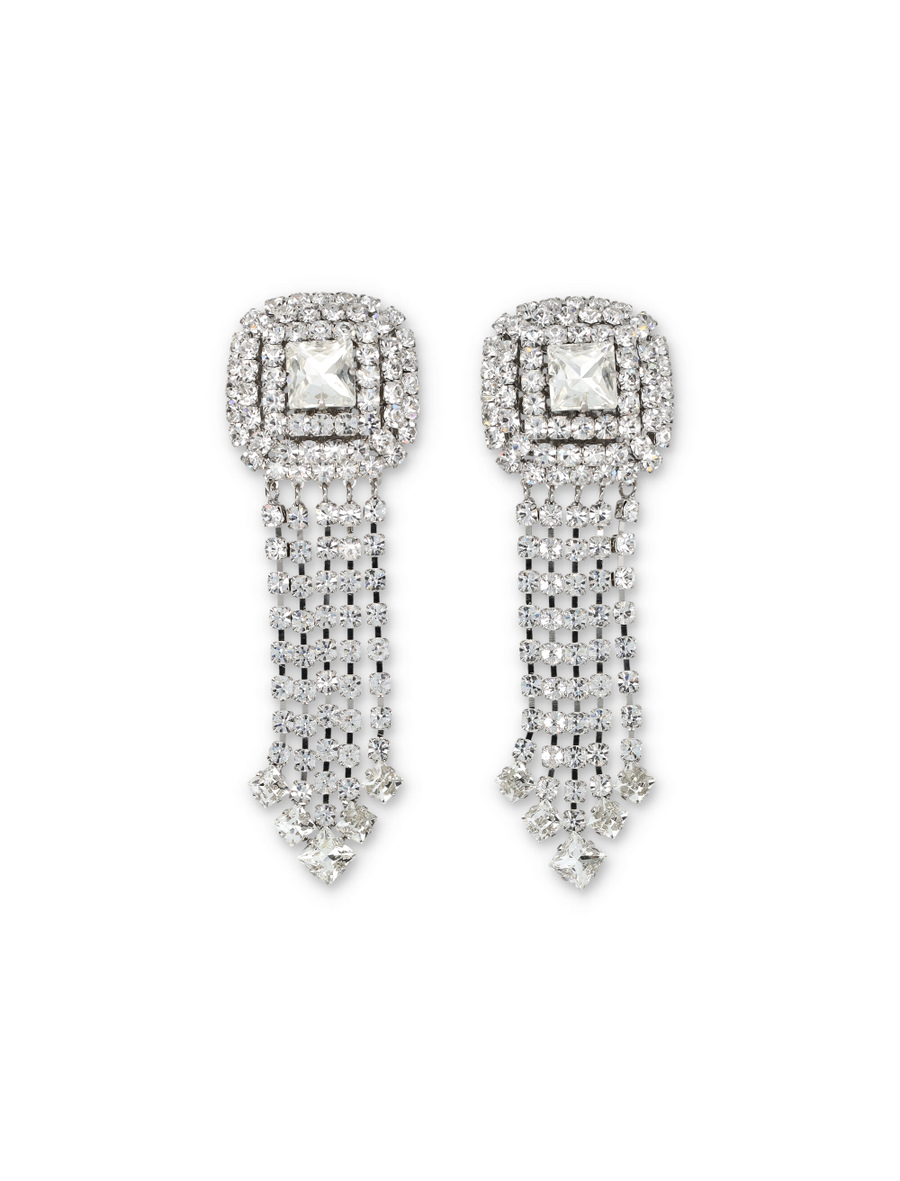 Earring square crystal - Spazio Pritelli