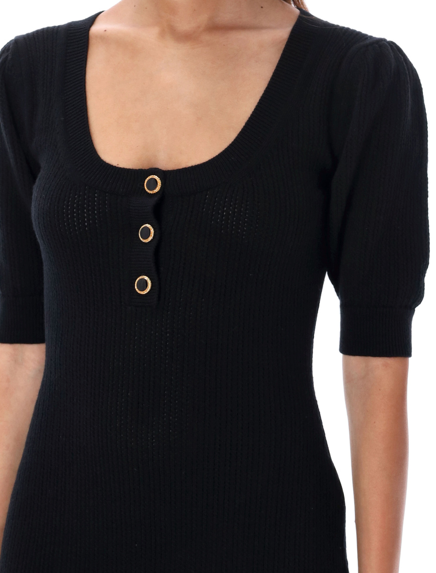Mini dress feather trim - Spazio Pritelli