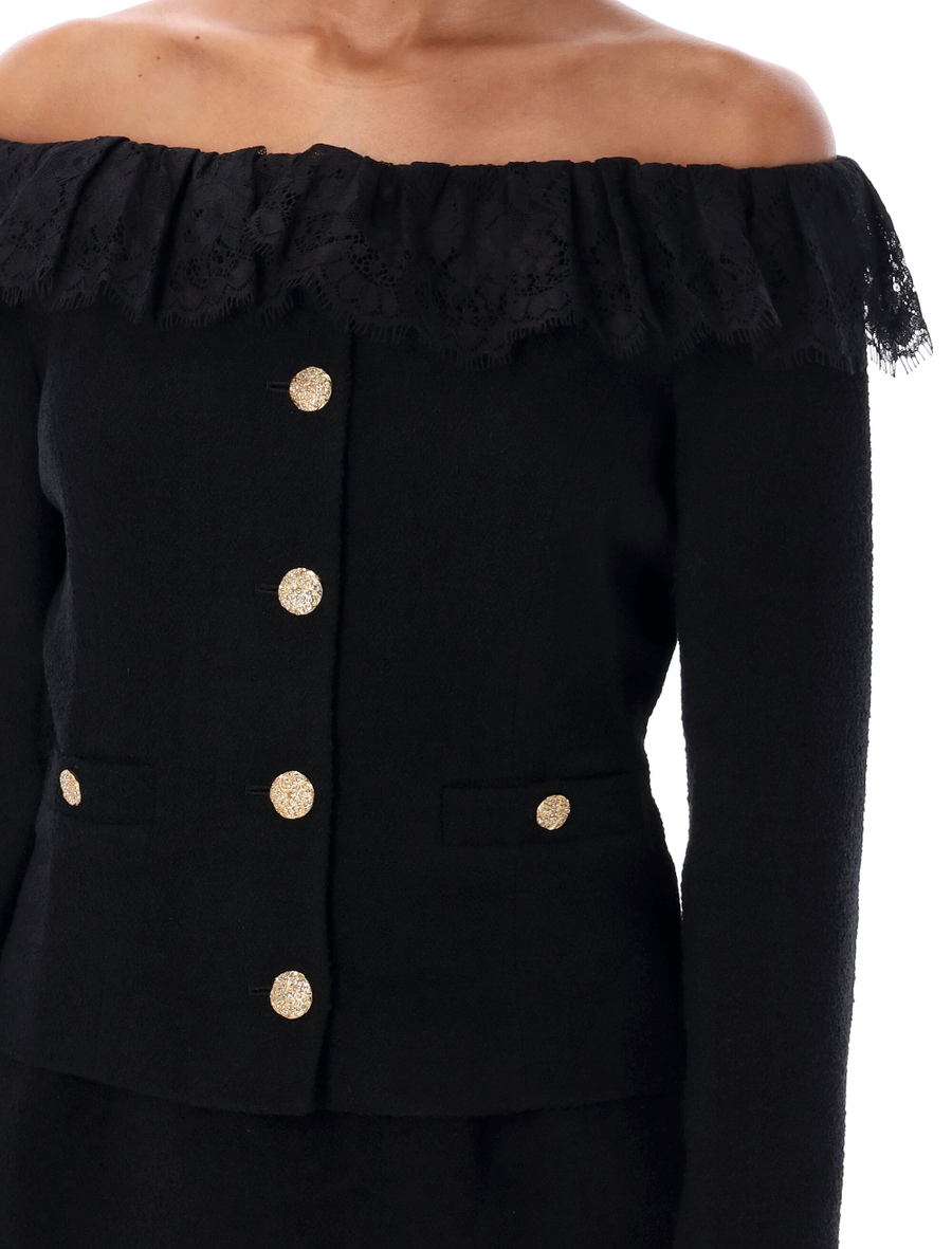 Off-shoulder jacket - Spazio Pritelli