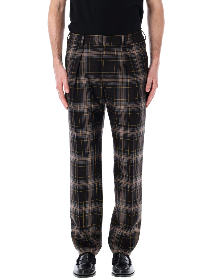 Tartan wool pants - Spazio Pritelli