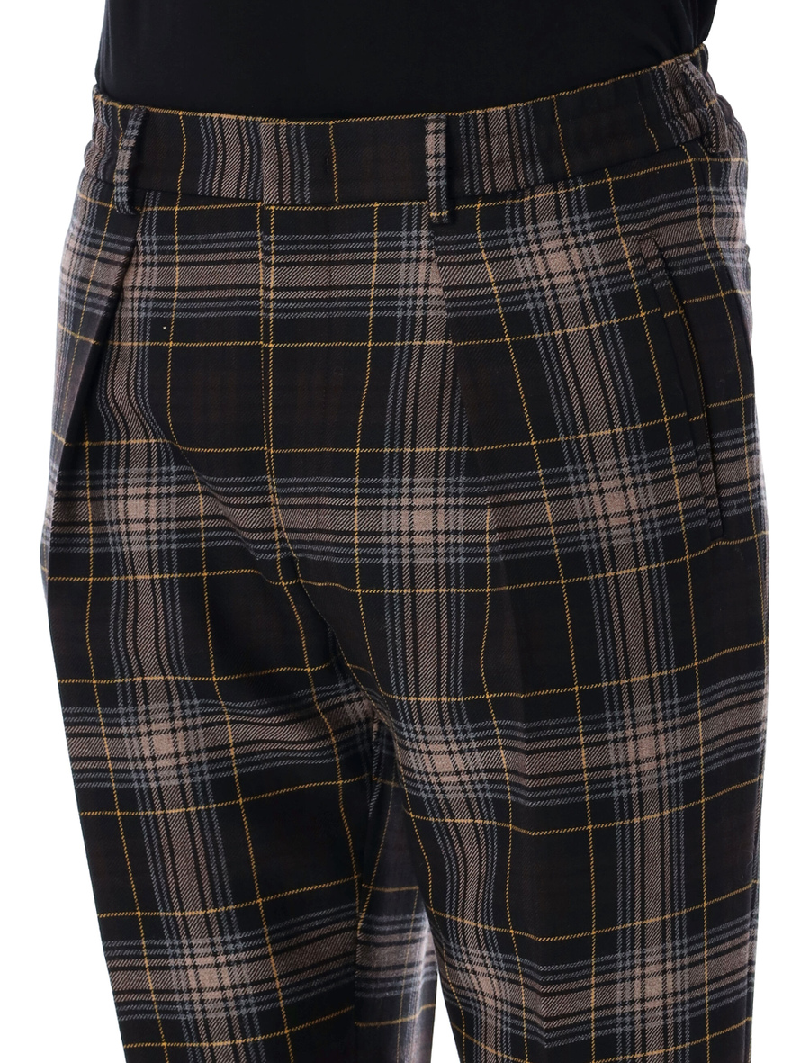Tartan wool pants - Spazio Pritelli