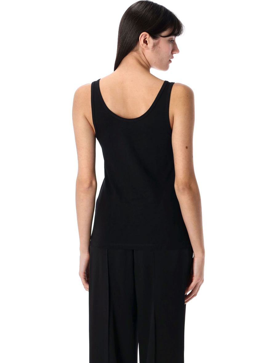 Embroidered logo tank top - Spazio Pritelli