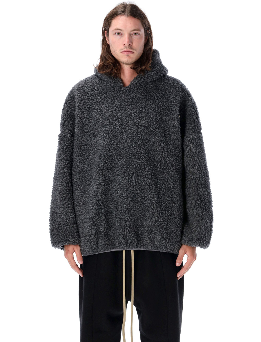 Sherpa oversized hoodie - Spazio Pritelli