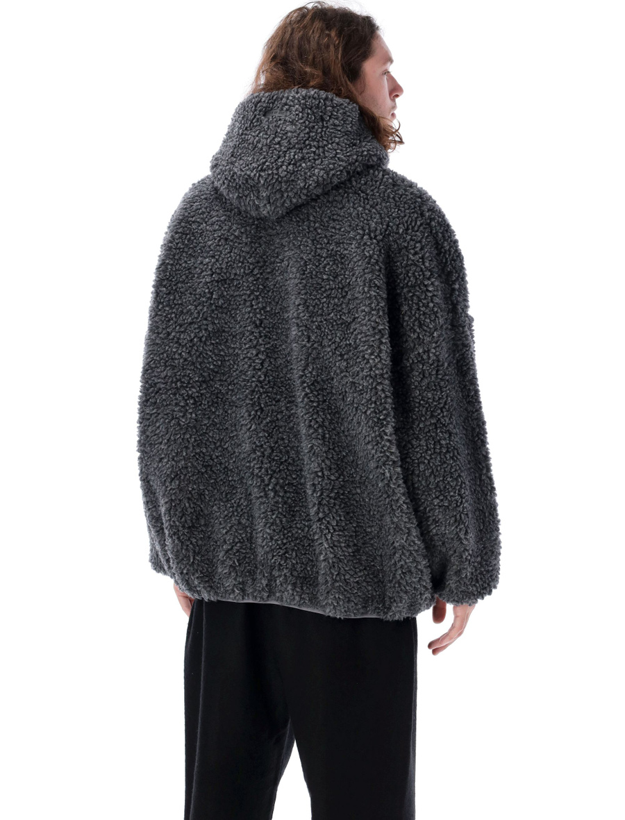 Sherpa oversized hoodie - Spazio Pritelli