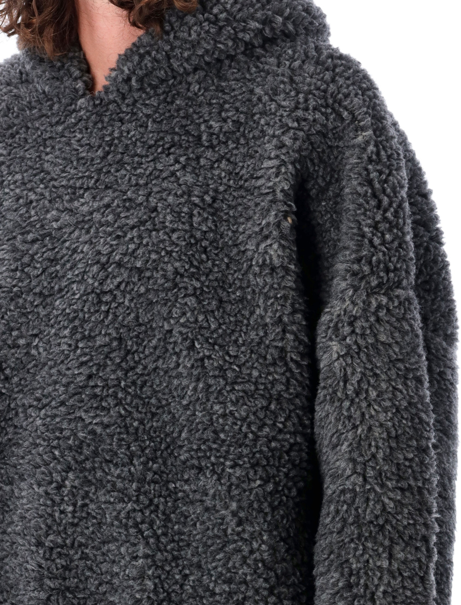 Sherpa oversized hoodie - Spazio Pritelli