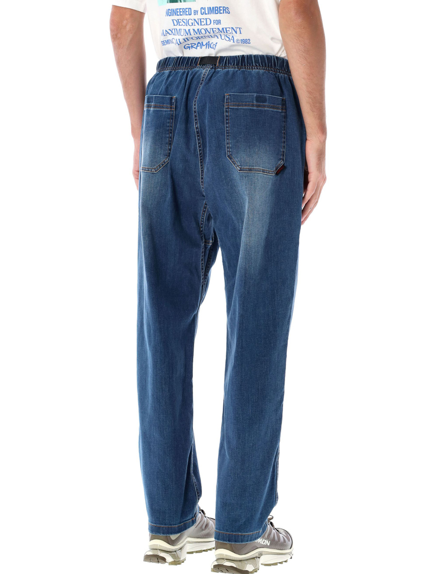 Stretch denim loose tapered ridge pant - Spazio Pritelli