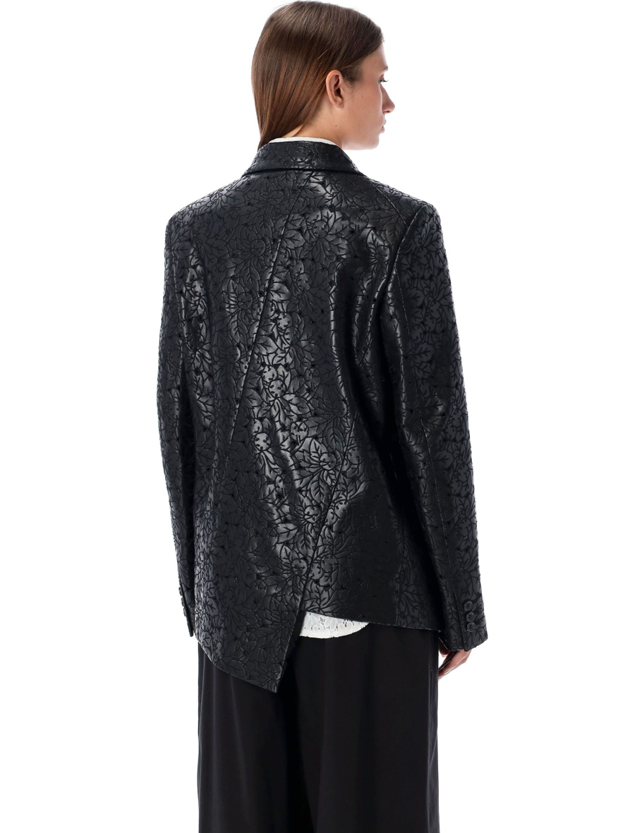 Embossed floral pattern blazer - Spazio Pritelli