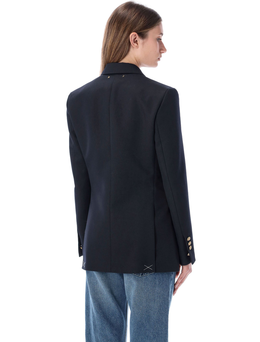 Heraldic buttons double-breasted blazer - Spazio Pritelli