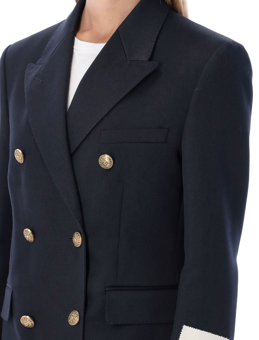 Heraldic buttons double-breasted blazer - Spazio Pritelli