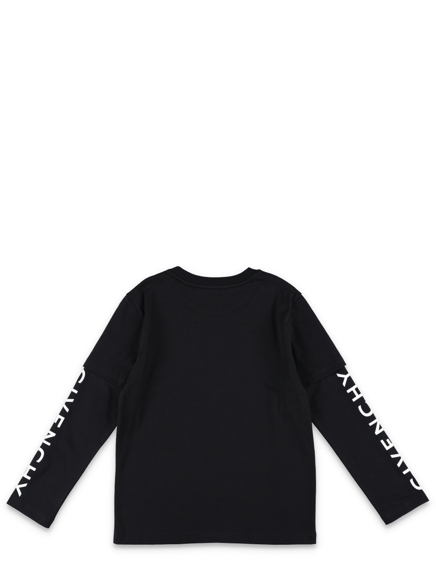 Kid - Printed logo sleeves t-shirt - Spazio Pritelli