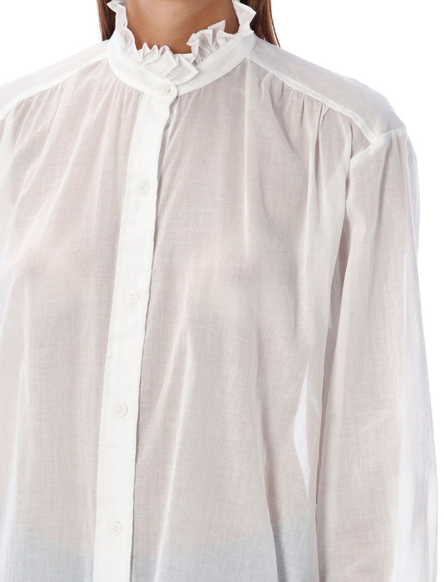 Gamble ruffled shirt - Spazio Pritelli