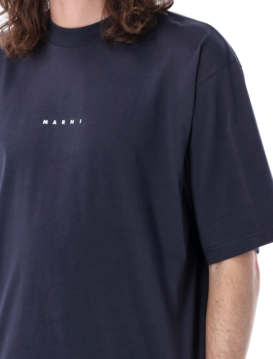 Boxy t-shirt Marni logo - Spazio Pritelli