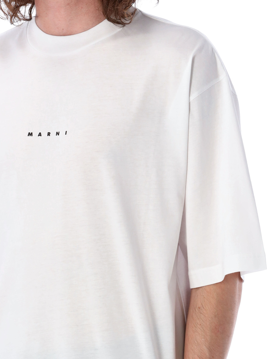 Boxy t-shirt Marni logo - Spazio Pritelli